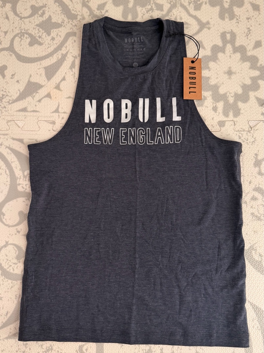 NOBULL Charcoal Gray New England Women's Tank Size XS NEW